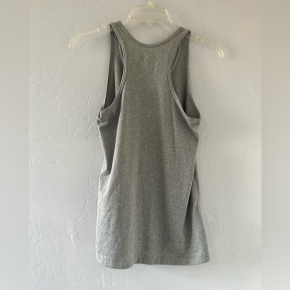 Nike Women Tank Shirt Small Gray Dri Fit Regular Fit Round Neck Activewear Small - Picture 3 of 6